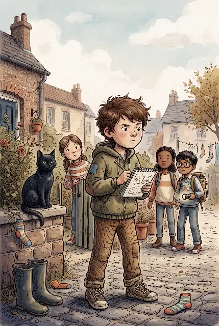 Illustration : Hugo, détective de quartier